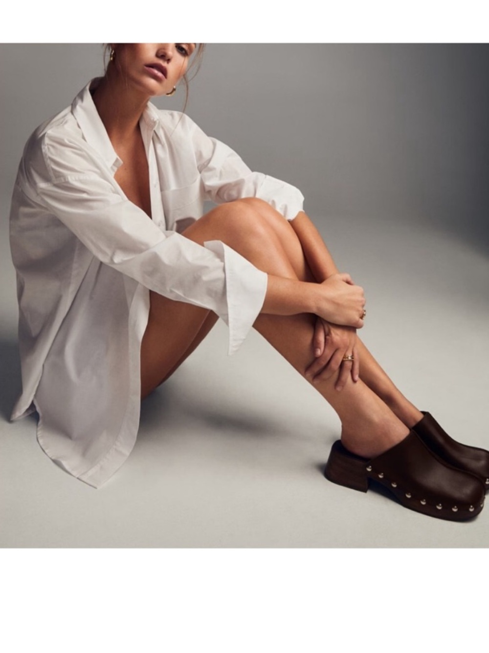 MANGO Studded Leather Clog - Picture 4 of 12